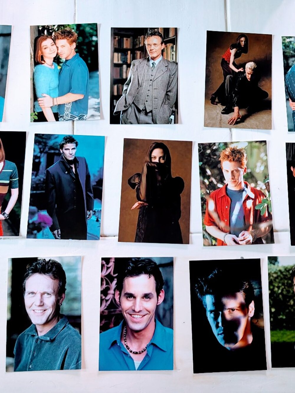 Lot of 17 VTG 1999 Buffy the Vampire Slayer Inkworks 4x6 Official Photo Cards TV
